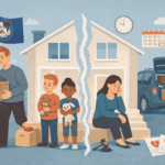 moving out during divorce in utah