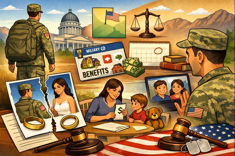 utah military divorce rules and benefits