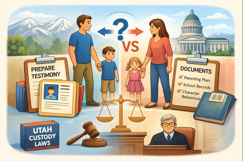 Preparing for a Custody Hearing in Utah