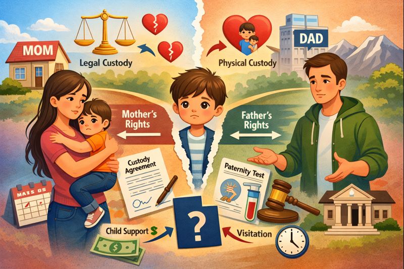 utah child custody for unmarried parents
