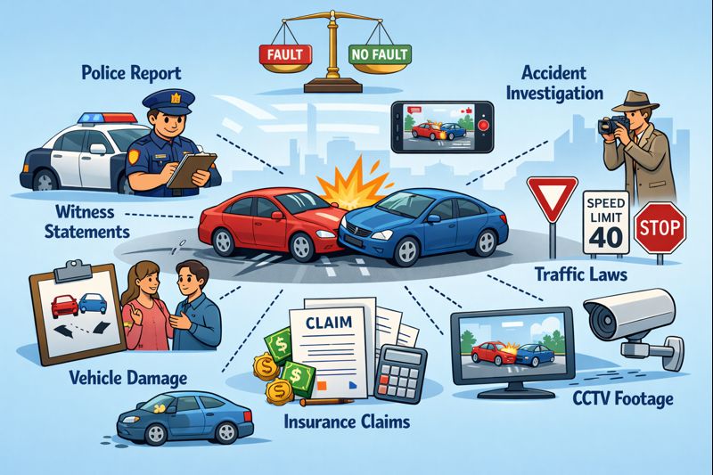how fault is determined in utah car crashes