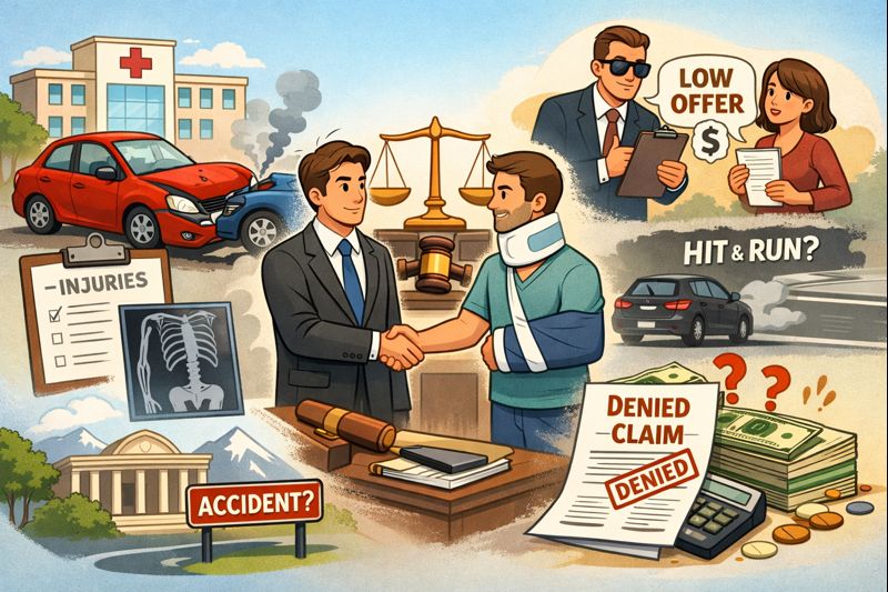 when to hire a utah car accident attorney