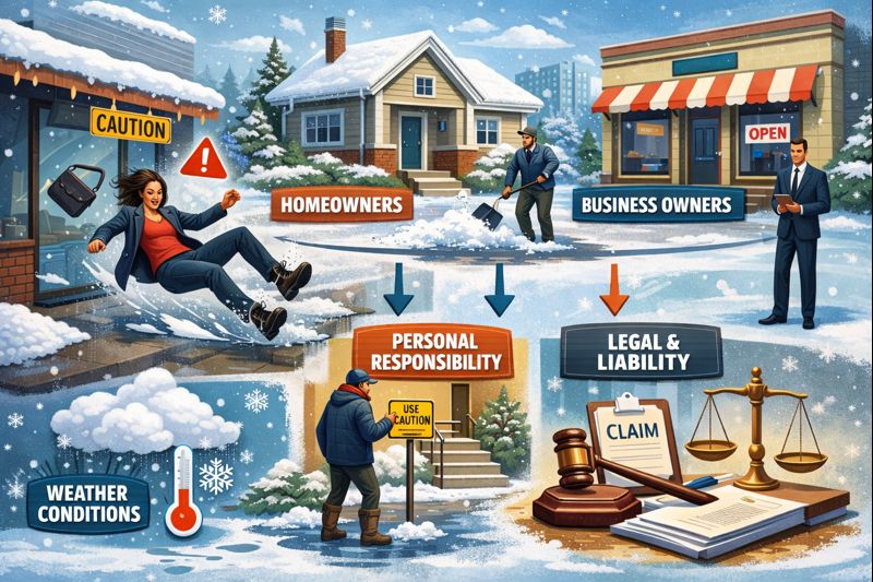 snow and ice slip accidents in utah