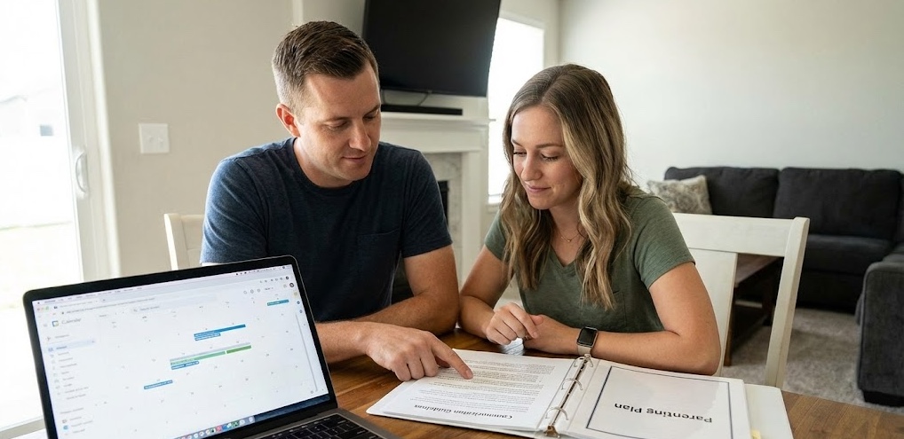 co parenting rules Utah