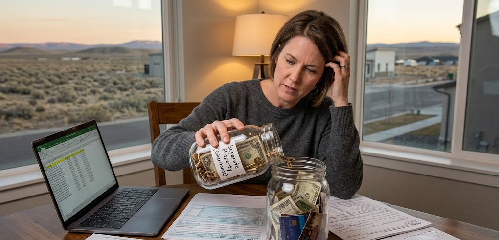 commingling Utah divorce 